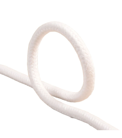 White braided cord 6mm per meter