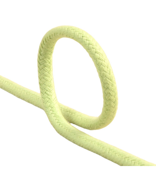 Nile green braided cord 6mm per meter