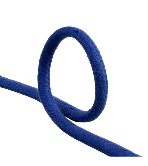 Royal blue braided cord 6mm per meter