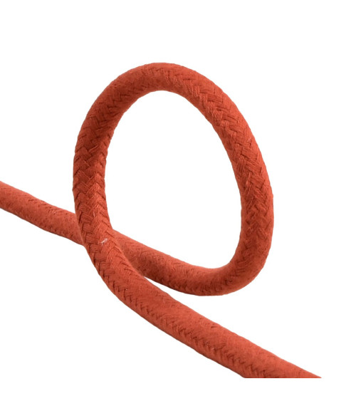 Rust braided cord 6mm per meter