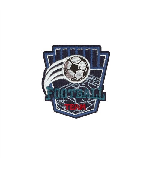 Ecusson thermocollant football  5,1cm x 5,5cm