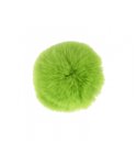 Pompon fourrure lapin 7cm vert