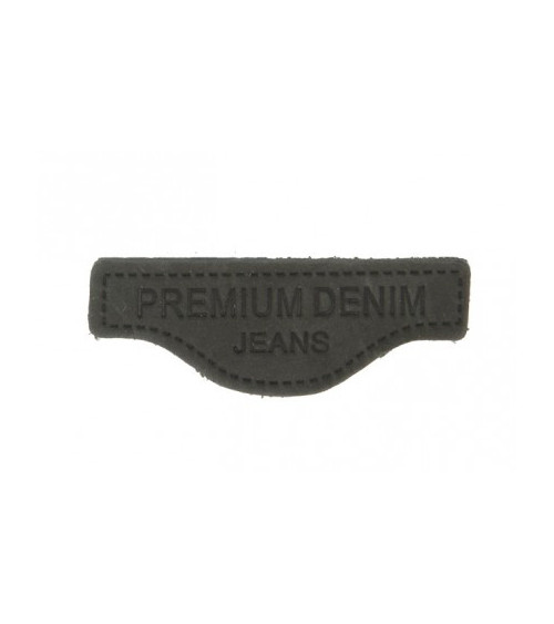 Genuine Leather Sew-on Badge G107 5.7x2.1cm