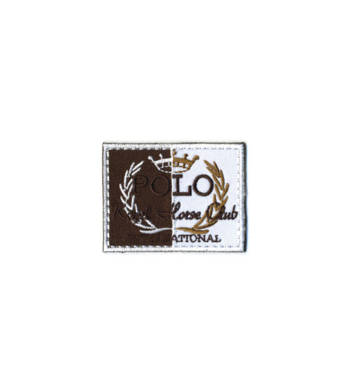 Parche termoadhesivo Polo Royal Horse Club blanco 6,5x5cm