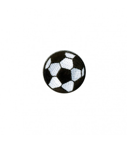 6.5cm soccer ball iron-on patch