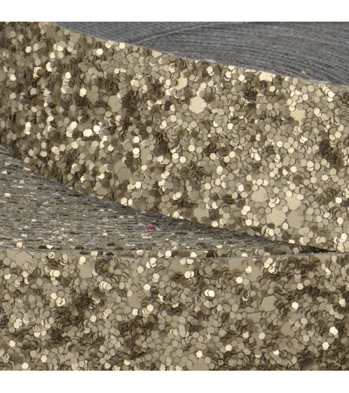 Galon glitter Pellicola 20m bronzo