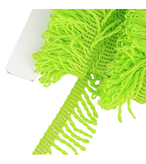 25m board Non-washable decorative fringe Anise green 32mm