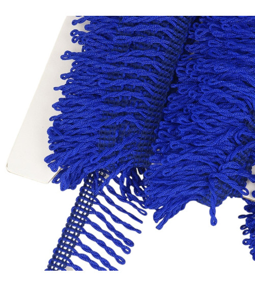 Planchette 25m Non-washable decorative fringe Royal blue 32mm