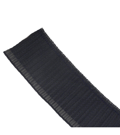 10m spool Pleated collars/sleeves Navy blue 90mm