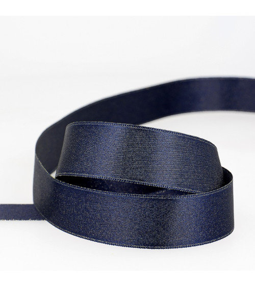 Floppy disk 25m Satin glitter Navy