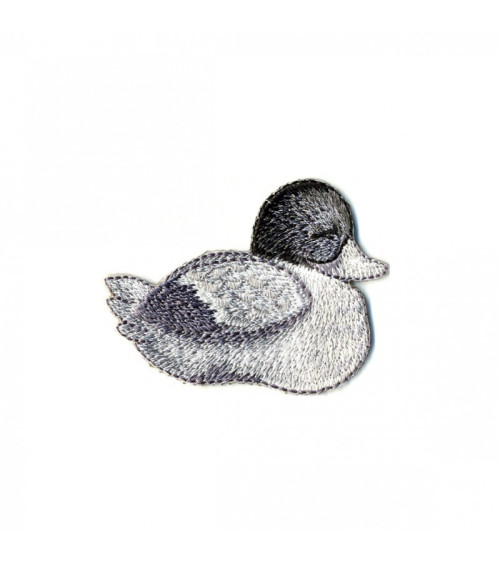 Duck nature iron-on badge