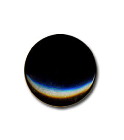 Candy-shaped button in black color