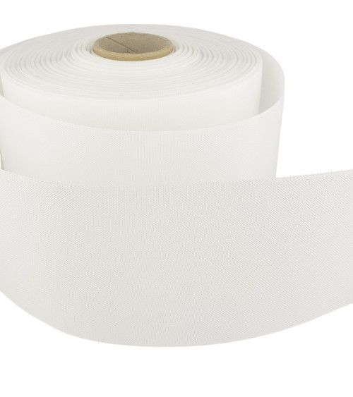 50m film iron-on reinforcement strip 90mm White