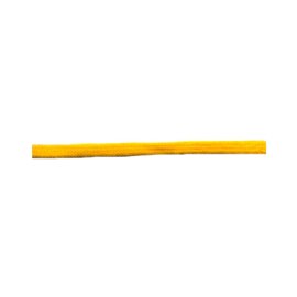 Bobine 50m queue de rat tubulaire polyester 5mm Jaune Or