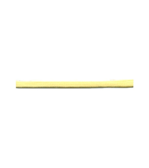 50m spool of 5mm polyester tubular rattail straw yellow