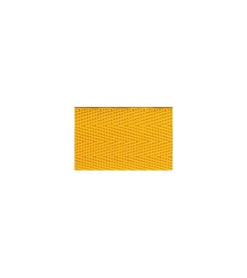 Film 20m polypropylene strap 25mm Yellow Gold