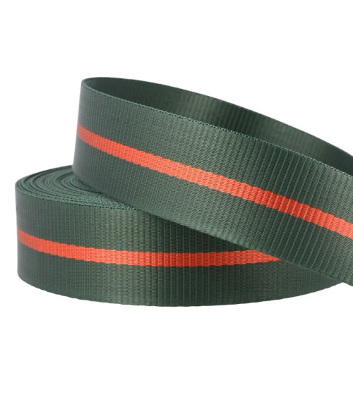 Film 20m two-tone strap 35mm Green Red