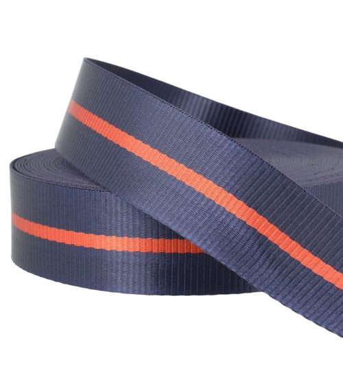 Film 20m two-tone strap 35mm Navy Red