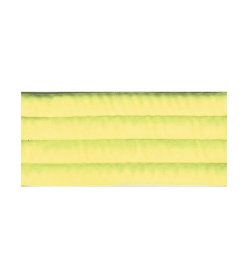 10m reel of 35mm fluorescent yellow padded strap