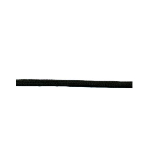 50-m-Rolle aus röhrenförmigem Polyester-Rattenschwanz, 5 mm, Schwarz