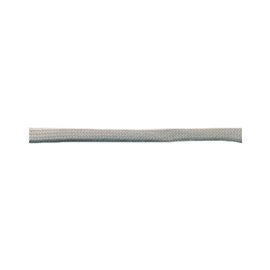 Bobine 50m queue de rat tubulaire polyester 5mm Gris Clair