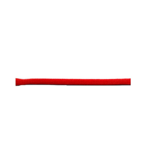 Bobina de 50m de cola de rata tubular de poliéster 5mm Rojo