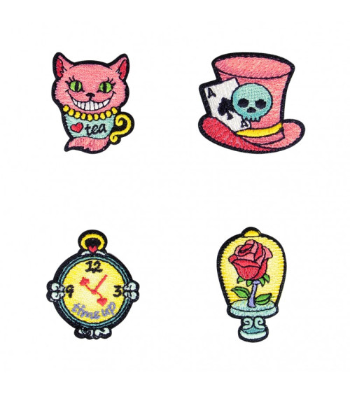 Alice in Wonderland Badge Set