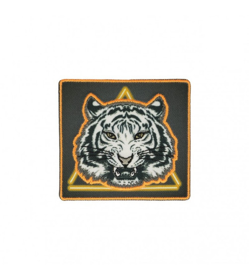 Neon-Tiger-Aufnäher zum Aufbügeln, 6 cm x 5 cm