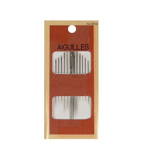 Assortment of 12 sewing needles