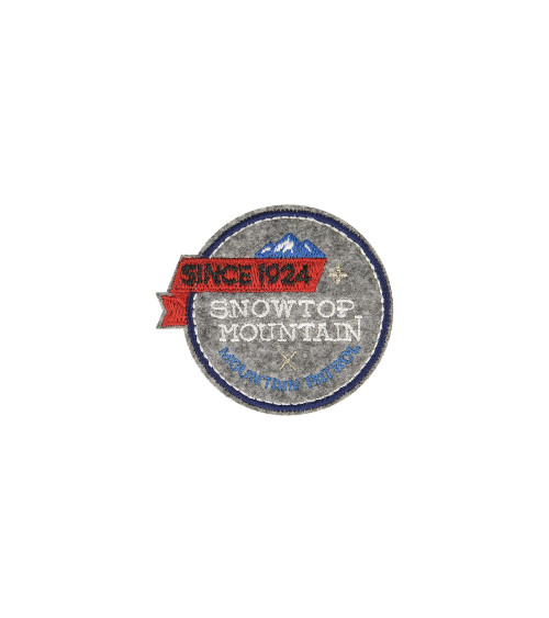 SINCE 1924 snowtop mounta iron-on badge 4x4cm