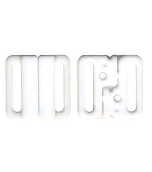 3 sets bikini swimsuit fastener 20mm white