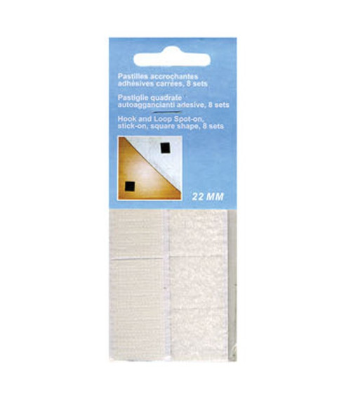 8 white square hanging pads