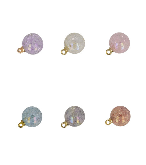 Moonstone button 15mm